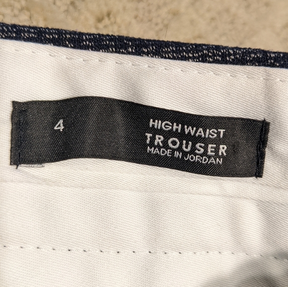 Loft Wide Leg Patterned Trousers - Picture 6 of 8